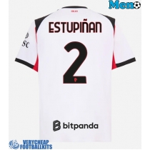 AC Milan Pervis Estupinan #2 Replica Away Shirt 2025-26 Short Sleeve